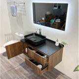 TỦ CHẬU NHỰA PLYWOOD MẶT ĐÁ CHỐNG XƯỚC CHẬU SỨ NỔI TC2046