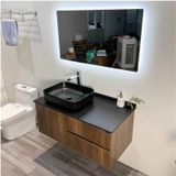TỦ CHẬU NHỰA PLYWOOD MẶT ĐÁ CHỐNG XƯỚC CHẬU SỨ NỔI TC2046