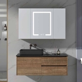 TỦ CHẬU NHỰA PLYWOOD MẶT ĐÁ CHỐNG XƯỚC CHẬU SỨ NỔI TC2048