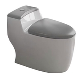 KA6029 - Bồn cầu trứng liền khối ghi trắng, men nano tuyết chống bám dính, bộ xả cao cấp, nước xả mạnh và êm.
