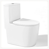 K8089 - Bồn cầu liền khối ghi trắng, men nano tuyết chống bám dính, bộ xả cao cấp, nước xả mạnh và êm.