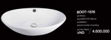 CHẬU LAVABO ĐẶT BÀN BOOB 1576