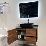 TỦ CHẬU NHỰA PLYWOOD MẶT ĐÁ CHỐNG XƯỚC CHẬU SỨ NỔI TC2047