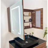 TỦ CHẬU NHỰA PLYWOOD MẶT ĐÁ CHỐNG XƯỚC CHẬU SỨ NỔI TC2054