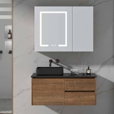 TỦ CHẬU NHỰA PLYWOOD MẶT ĐÁ CHỐNG XƯỚC CHẬU SỨ NỔI TC2054