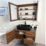 TỦ CHẬU NHỰA PLYWOOD MẶT ĐÁ CHỐNG XƯỚC CHẬU SỨ NỔI TC2054