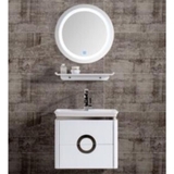 TC2113 - Tủ chậu nhựa PVC, mặt chậu sứ liền khối âm, Kích thước 48x60cm
