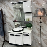 TC2345 - TỦ CHẬU NHỰA, MẶT ĐÁ, CHẬU SỨ BÁN ÂM CAO CẤP