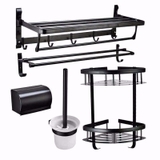 WIN12 - Combo trọn bộ phòng tắm, bồn cầu trứng liền khối,  chậu hươu treo, sen cây đen 3 nhấn...