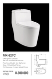 Bệt liền khối Marth boluo MK - 827C