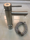 VÒI LAVABO INOX TRÒN
