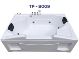 TP8009 - BỒN TẮM MASSAGER HÌNH CHỮ NHẬT 2 GỐI 3 MẶT YẾM 