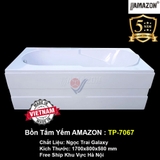 TP7067 - BỒN TẮM NGÂM HÌNH CHỮ NHẬT 2 MẶT YẾM CÓ CHỮ 