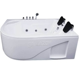 TP8046 - BỒN TẮM MASSAGER HÌNH CHỮ NHẬT 2 GỐI 3 MẶT YẾM 
