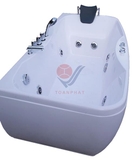 TP8062 - BỒN TẮM MASSAGER HÌNH HẠT ĐẬU 1 GỐI  