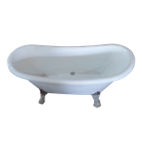 KB709 - Bồn tắm ngâm cao cấp, chất liệu Acrylic. Kích thước: 1600 x 800 x 760 (mm). Tặng kèm kệ gỗ