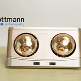 K2BQ - Đèn sưởi nhà tắm Kottmann 2 bóng