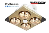 K4BT - Đèn sưởi nhà tắm Kottmann 4 bóng âm trần