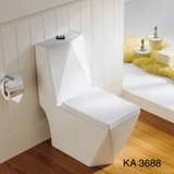 KA3689 - Bồn cầu liền khối 3D men nano tuyết trắng cao cấp