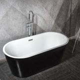 KB712 - Bồn tắm ngâm cao cấp, kích thước: 1600x800x600mm, tặng kèm kệ gỗ đọc sách