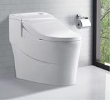 KA5824 - Bồn cầu giả thông minh liền khối, xả lệch, sư nung tráng men nano tuyết cao cấp