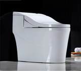 KA5824 - Bồn cầu giả thông minh liền khối, xả lệch, sư nung tráng men nano tuyết cao cấp