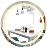 CB17 - Combo trọn bộ phòng tắm, bồn cầu liền khối bàn đá chậu bán âm, gương led