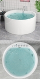 KB707 - Bồn tắm massager cao cấp, chất liệu Acrylic. Kích thước: 1350 x 1350 x 600 (mm)