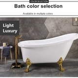 KB709 - Bồn tắm ngâm cao cấp, chất liệu Acrylic. Kích thước: 1600 x 800 x 760 (mm). Tặng kèm kệ gỗ