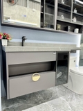 TC2239 - TỦ CHẬU INOX, MẶT ĐÁ CHẬU SỨ ÂM CAO CẤP 