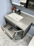 TC2239 - TỦ CHẬU INOX, MẶT ĐÁ CHẬU SỨ ÂM CAO CẤP 