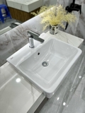 TC2207- TỦ CHẬU NHỰA, MẶT ĐÁ, CHẬU SỨ BÁN ÂM CAO CẤP 