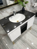 TC2202- TỦ CHẬU NHỰA, MẶT ĐÁ CHẬU SỨ ÂM CAO CẤP 