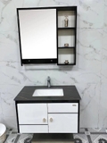 TC171 - Tủ chậu nhựa mặt đá chống xước. KT: 48x80cm
