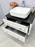 TC2310 - TỦ CHẬU NHỰA, MẶT ĐÁ, CHẬU SỨ NỔI CAO CẤP 
