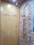 SC3330 - Sen cây cổ điển mạ vàng tay đá cao cấp