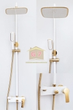 SC3346 - Sen cây nhiệt độ trắng vàng củ cong cao cấp
