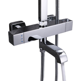 SC3049 - Sen cây nhiệt độ củ vuông, cần vuông đồng mạ crom bóng cao cấp