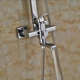SC3326 - Sen cây nhiệt độ vuông đồng mạ crom bóng cao cấp