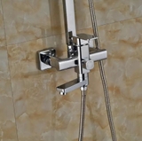 SC3326 - Sen cây nhiệt độ vuông đồng mạ crom bóng cao cấp