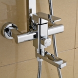 SC3326 - Sen cây nhiệt độ vuông đồng mạ crom bóng cao cấp