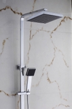 SC3326 - Sen cây nhiệt độ vuông đồng mạ crom bóng cao cấp
