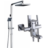 SC3326 - Sen cây nhiệt độ vuông đồng mạ crom bóng cao cấp