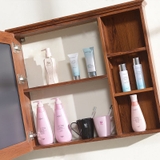 TC2079 - Tủ chậu nhựa PVC, mặt chậu sứ liền khối âm, Kích thước 48x80cm