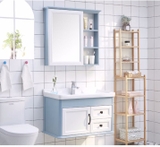 TỦ CHẬU NHỰA MẶT CHẬU SỨ ÂM LIỀN KHỐI TC2074