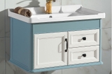 TỦ CHẬU NHỰA MẶT CHẬU SỨ ÂM LIỀN KHỐI TC2074