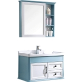 TỦ CHẬU NHỰA MẶT CHẬU SỨ ÂM LIỀN KHỐI TC2074