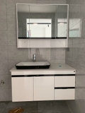 TỦ CHẬU NHỰA MẶT ĐÁ, CHẬU SỨ BÁN ÂM TC2088