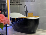 MW8213-170WB.MS - Bồn tắm massager cao cấp, chất liệu Acrylic. Kích thước: 1700 x 780 x 760(mm)