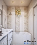 K4BG - Đèn sưởi nhà tắm Kottmann 4 bóng